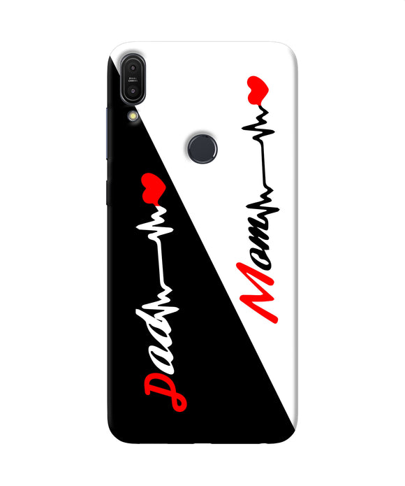 Mom Dad Heart Line Asus Zenfone Max Pro M1 Back Cover
