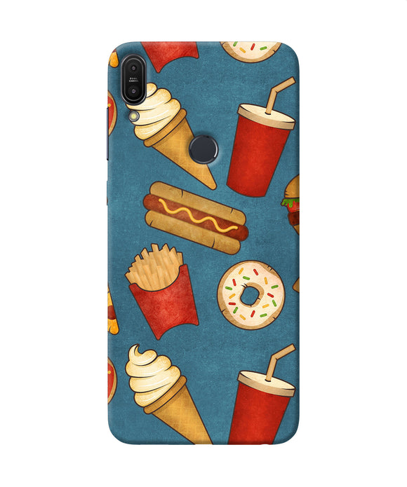 Abstract Food Print Asus Zenfone Max Pro M1 Back Cover