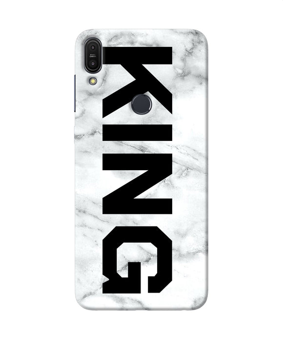 King Marble Text Asus Zenfone Max Pro M1 Back Cover
