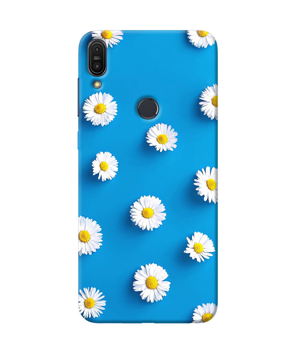 White Flowers Asus Zenfone Max Pro M1 Back Cover