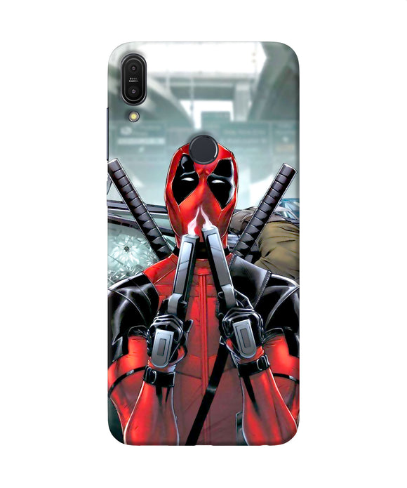 Deadpool With Gun Asus Zenfone Max Pro M1 Back Cover