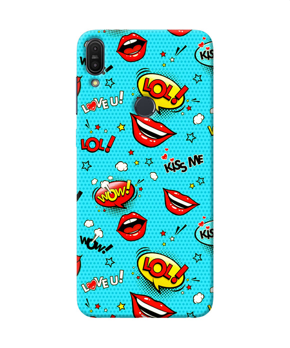 Lol Lips Print Asus Zenfone Max Pro M1 Back Cover