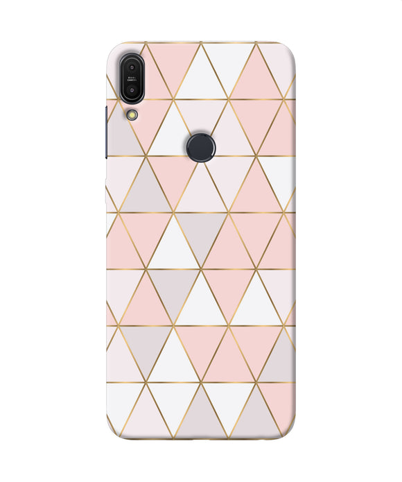 Abstract Pink Triangle Pattern Asus Zenfone Max Pro M1 Back Cover
