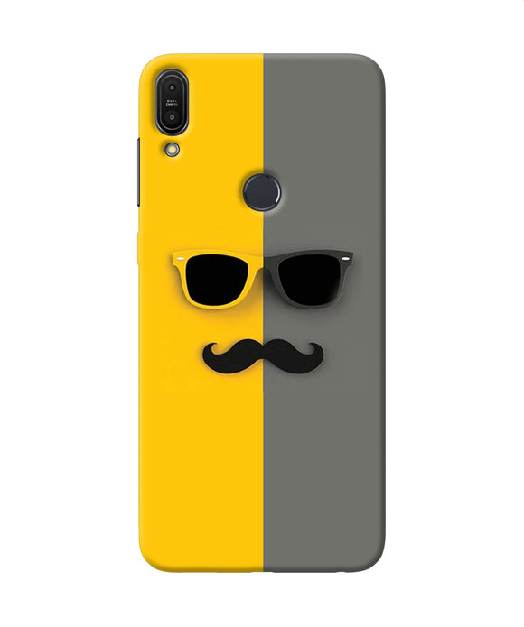 Mustache Glass Asus Zenfone Max Pro M1 Back Cover