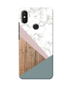 Marble Wood Abstract Redmi Y2 Back Cover