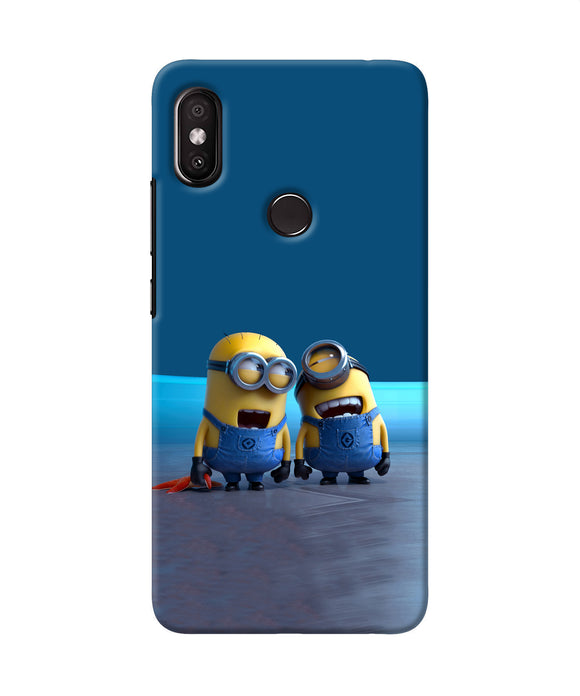 Minion Laughing Redmi Y2 Back Cover