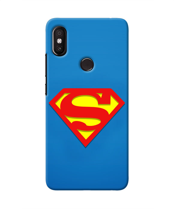 Superman Blue Redmi Y2 Real 4D Back Cover