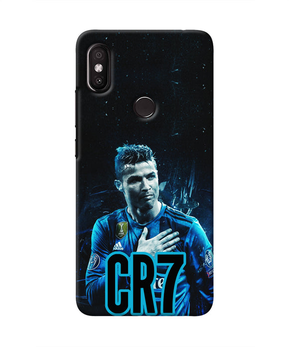 Christiano Ronaldo Blue Redmi Y2 Real 4D Back Cover