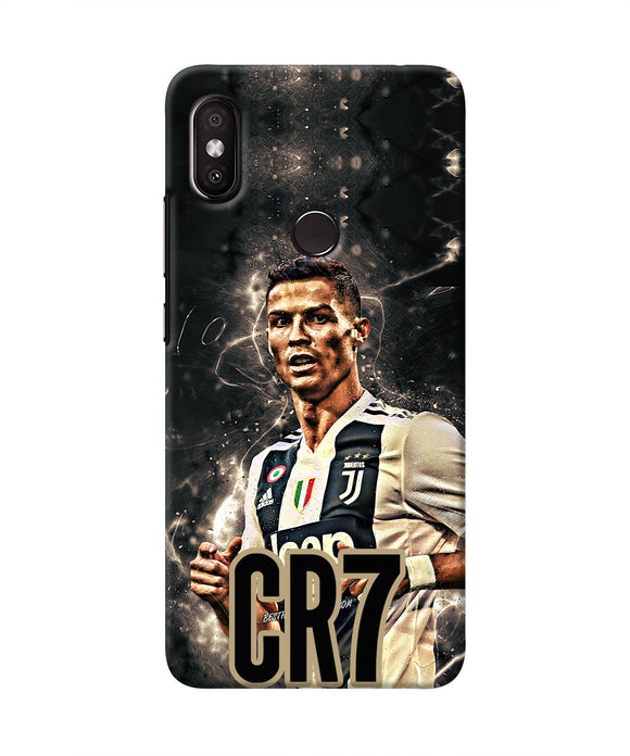 CR7 Dark Redmi Y2 Real 4D Back Cover