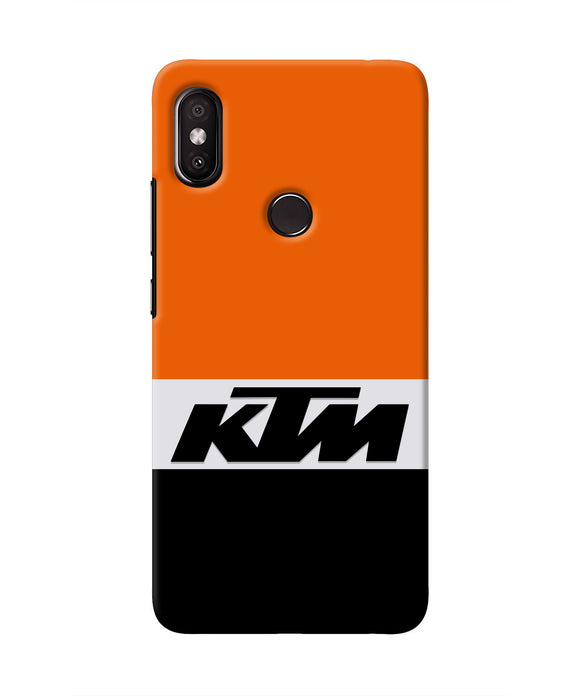 KTM Colorblock Redmi Y2 Real 4D Back Cover