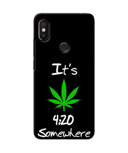Weed Quote Redmi Y2 Real 4D Back Cover