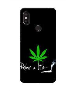 Weed Relax Quote Redmi Y2 Real 4D Back Cover