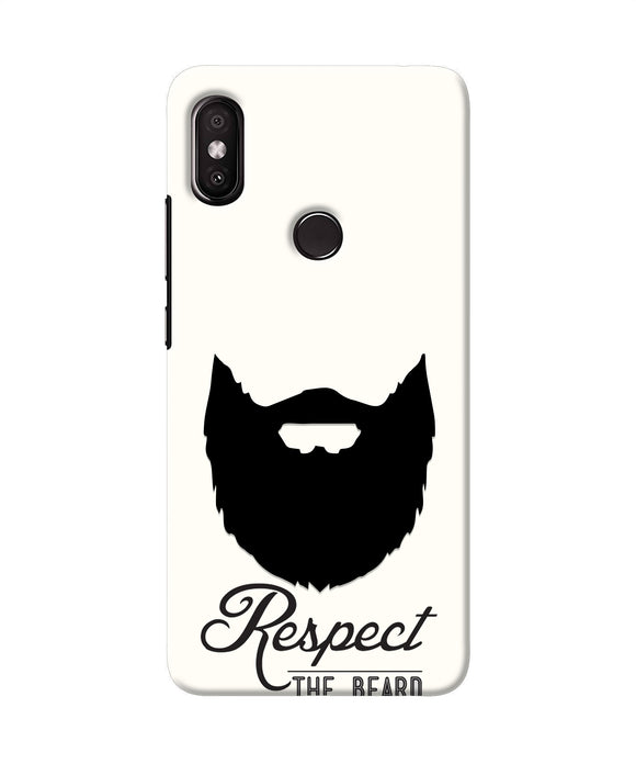 Respect the Beard Redmi Y2 Real 4D Back Cover