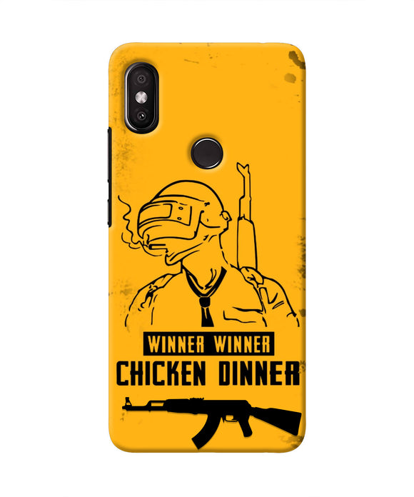 PUBG Chicken Dinner Redmi Y2 Real 4D Back Cover