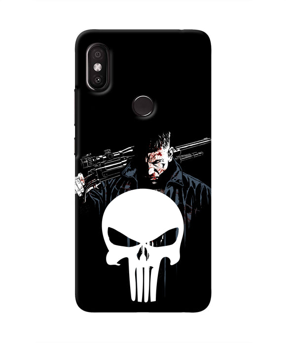 Punisher Character Redmi Y2 Real 4D Back Cover