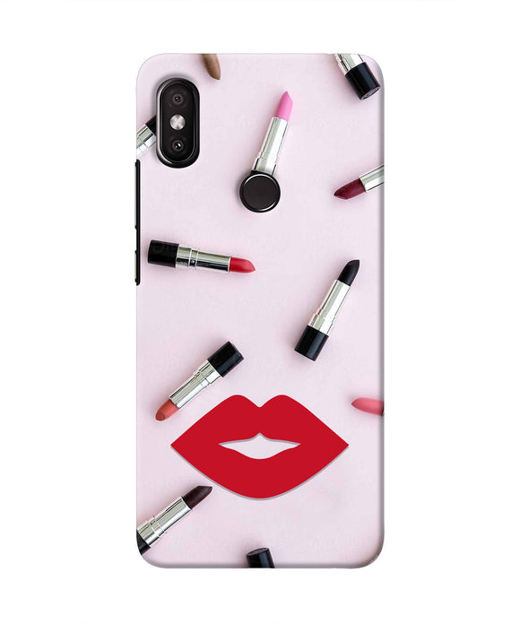 Lips Lipstick Shades Redmi Y2 Real 4D Back Cover