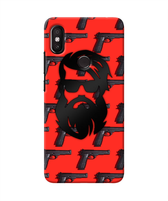Rocky Bhai Beard Look Redmi Y2 Real 4D Back Cover