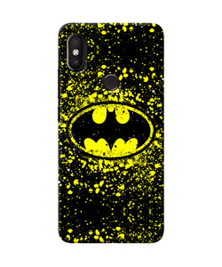 Batman Last Knight Print Yellow Redmi Y2 Back Cover