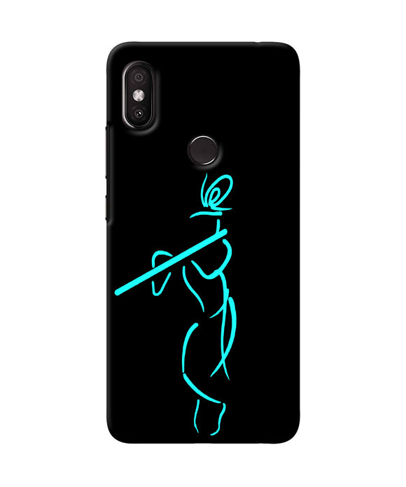 Lord Krishna Sketch Redmi Y2 Back Cover