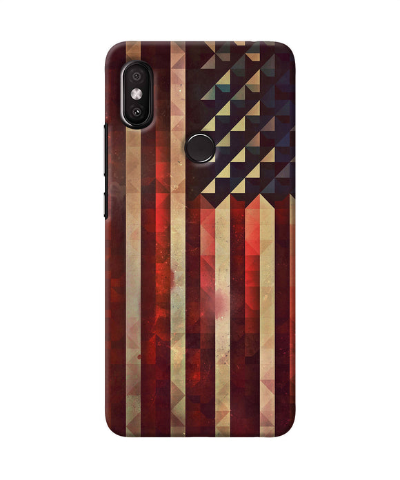 Vintage Us Flag Redmi Y2 Back Cover