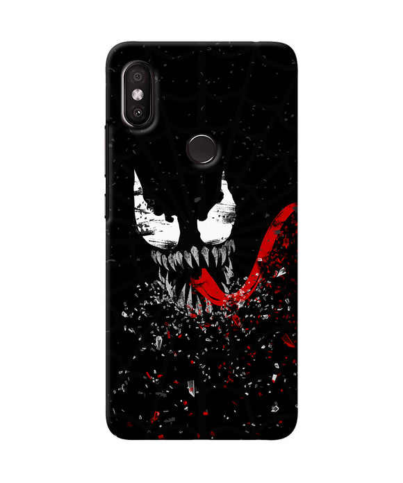 Venom Black Poster Redmi Y2 Back Cover