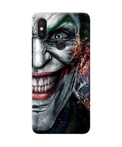 Joker Half Face Redmi Y2 Back Cover