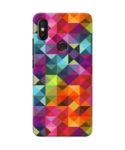 Abstract Triangle Pattern Redmi Y2 Back Cover