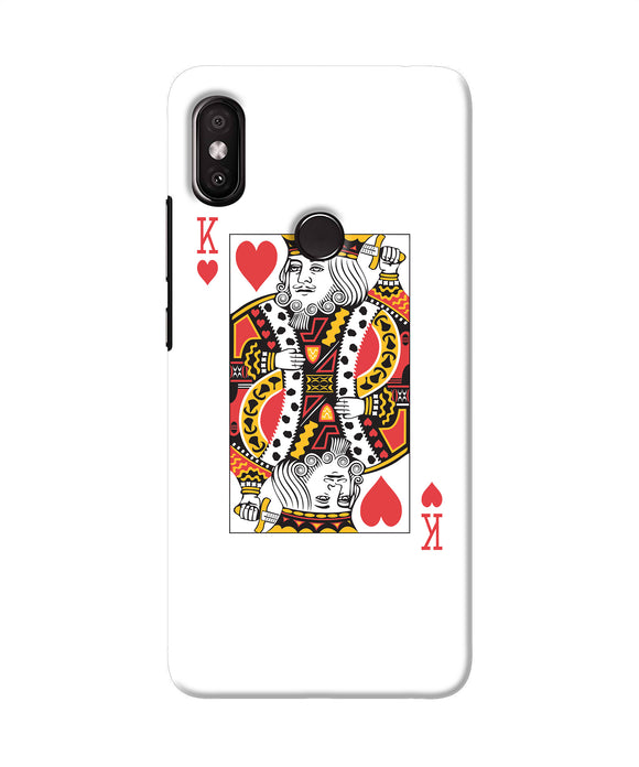 Heart King Card Redmi Y2 Back Cover