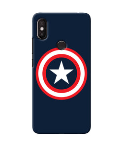 Captain America Logo Redmi Y2 Back Cover