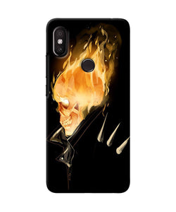 Burning Ghost Rider Redmi Y2 Back Cover