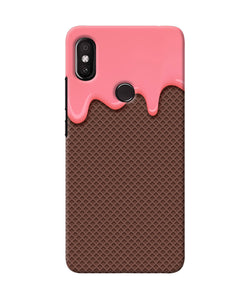 Waffle Cream Biscuit Redmi Y2 Back Cover