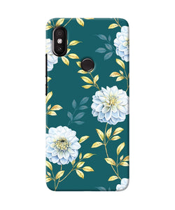 Flower Canvas Redmi Y2 Back Cover