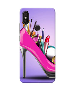 Makeup Heel Shoe Redmi Y2 Back Cover