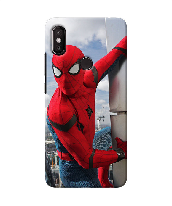 Spiderman On The Wall Redmi Y2 Back Cover