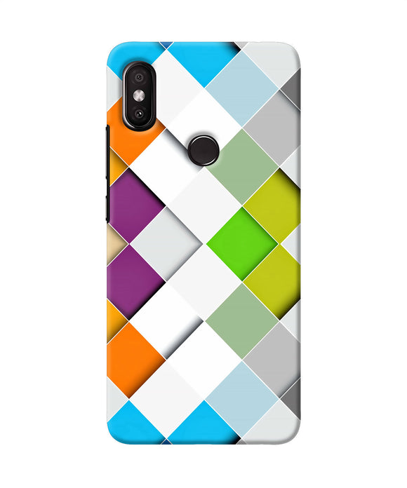 Abstract Color Box Redmi Y2 Back Cover