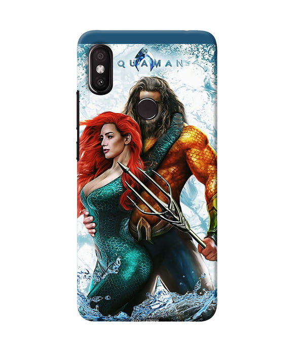 Aquaman Couple Water Redmi Y2 Back Cover