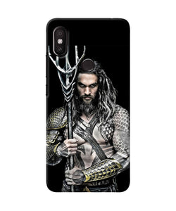 Aquaman Trident Black Redmi Y2 Back Cover