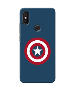 Captain America Logo Redmi Y2 Back Cover