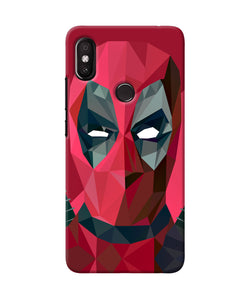 Abstract Deadpool Full Mask Redmi Y2 Back Cover