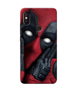 Thinking Deadpool Redmi Y2 Back Cover