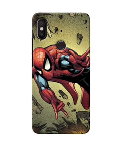 Spiderman On Sky Redmi Y2 Back Cover