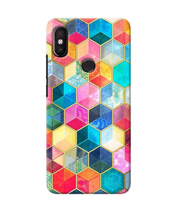 Abstract Color Box Redmi Y2 Back Cover