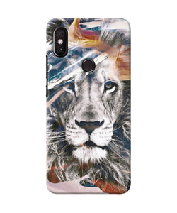 Lion Poster Redmi Y2 Back Cover