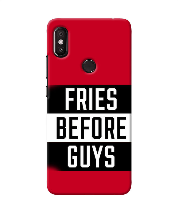 Fries Before Guys Quote Redmi Y2 Back Cover