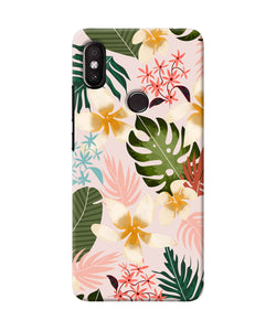 Leaf Print Redmi Y2 Back Cover