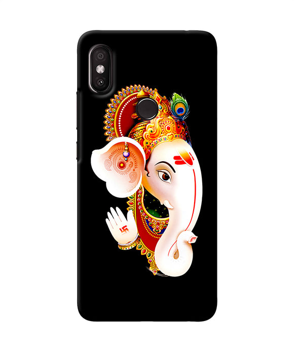 Lord Ganesh Face Redmi Y2 Back Cover