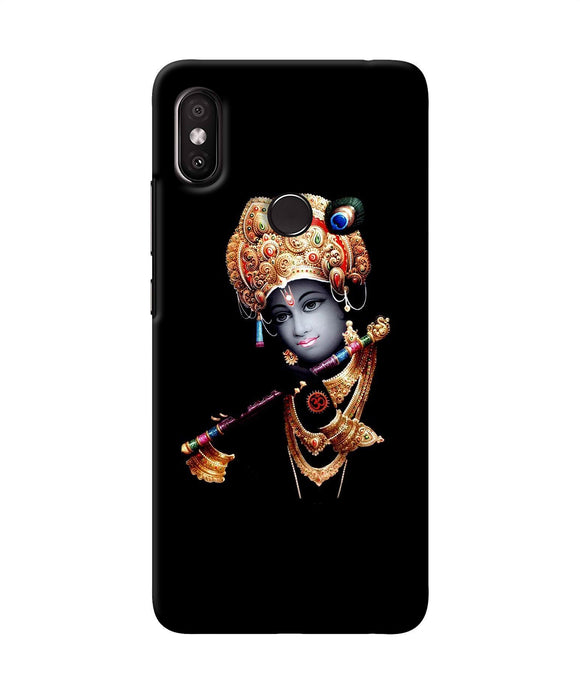 Lord Krishna With Fluet Redmi Y2 Back Cover