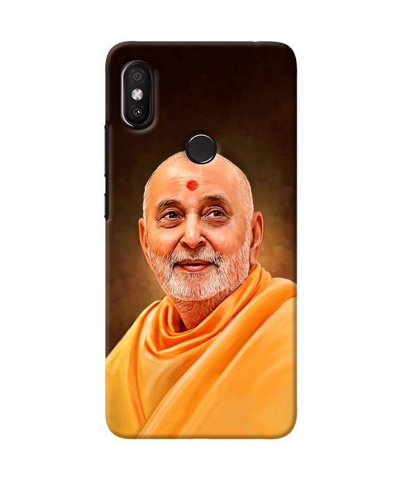 Pramukh Swami Painting Redmi Y2 Back Cover