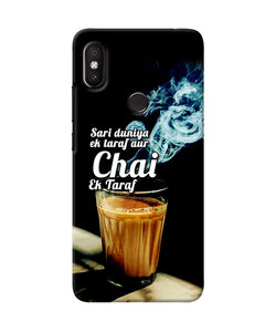 Chai Ek Taraf Quote Redmi Y2 Back Cover