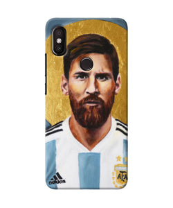 Messi Face Redmi Y2 Back Cover